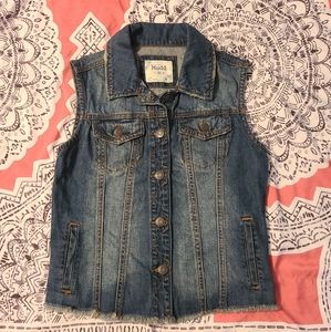Mudd Sleeveless Jean Jacket